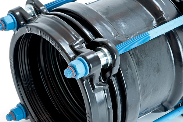 AquaFast coupling with a pre-assembled design requiring no special tools or pipe chamfering for rapid site installation.