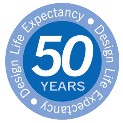 50 years life expectancy icon