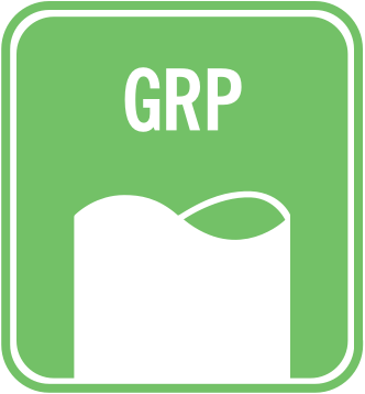 GRP pipe material icon