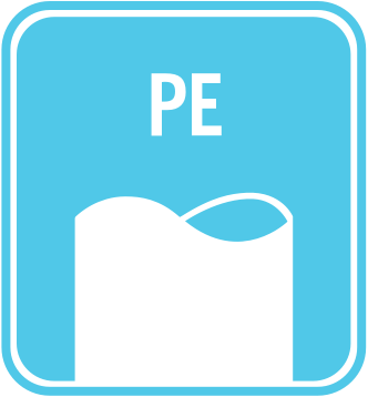 PE pipe material icon
