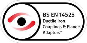BSI Kitemark: BS EN 14525 Ductile Iron Couplings & Flange Adaptors
